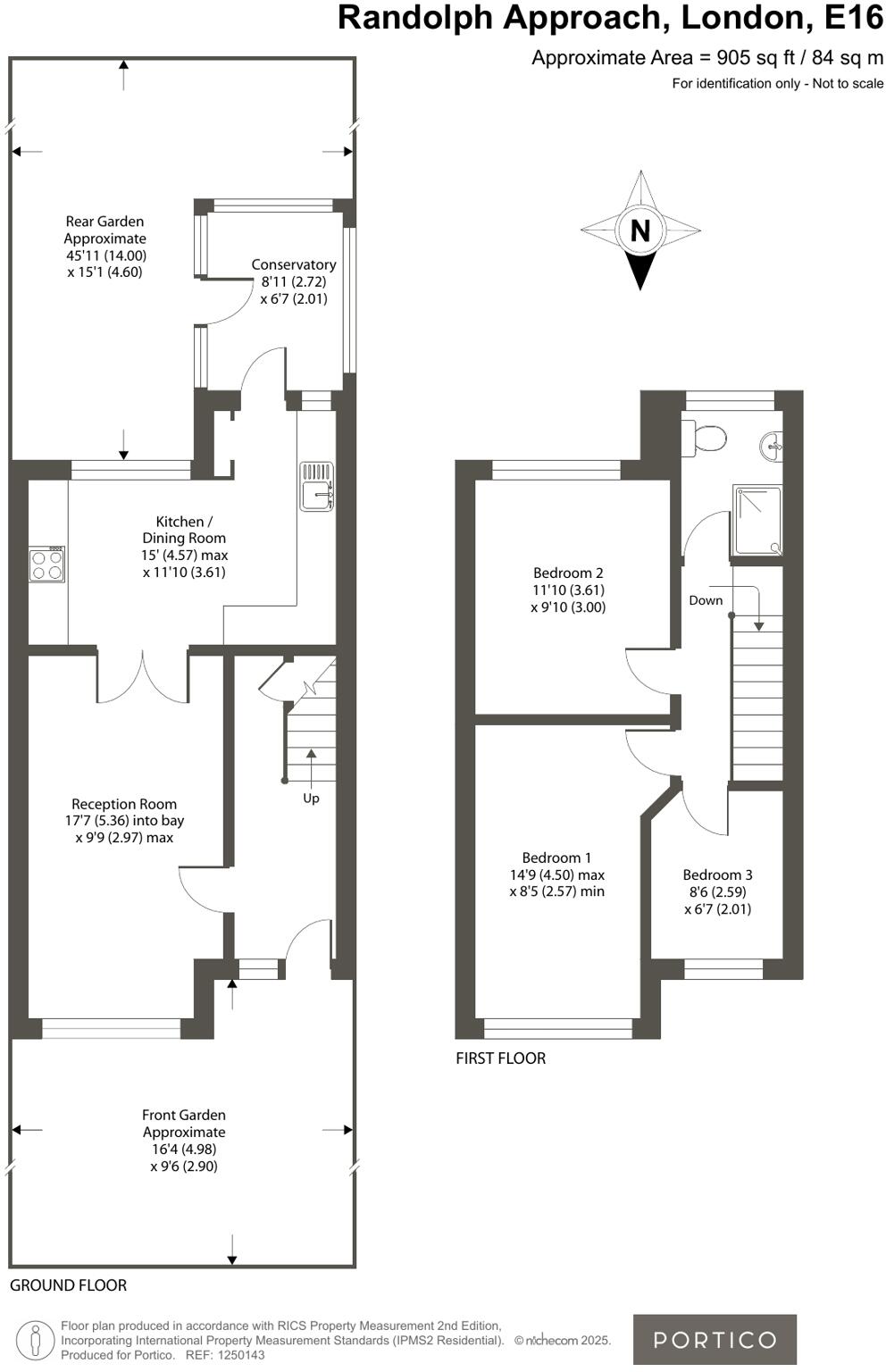 Randolph Approach, London floorplan