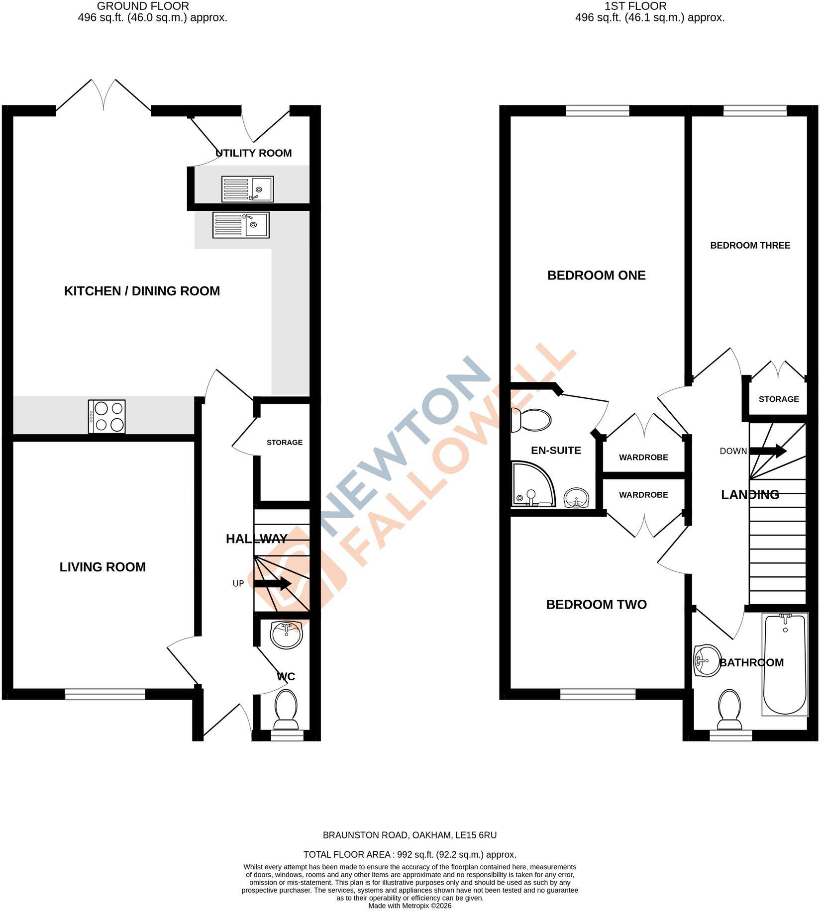 Braunston Road, Oakham, LE15 floorplan