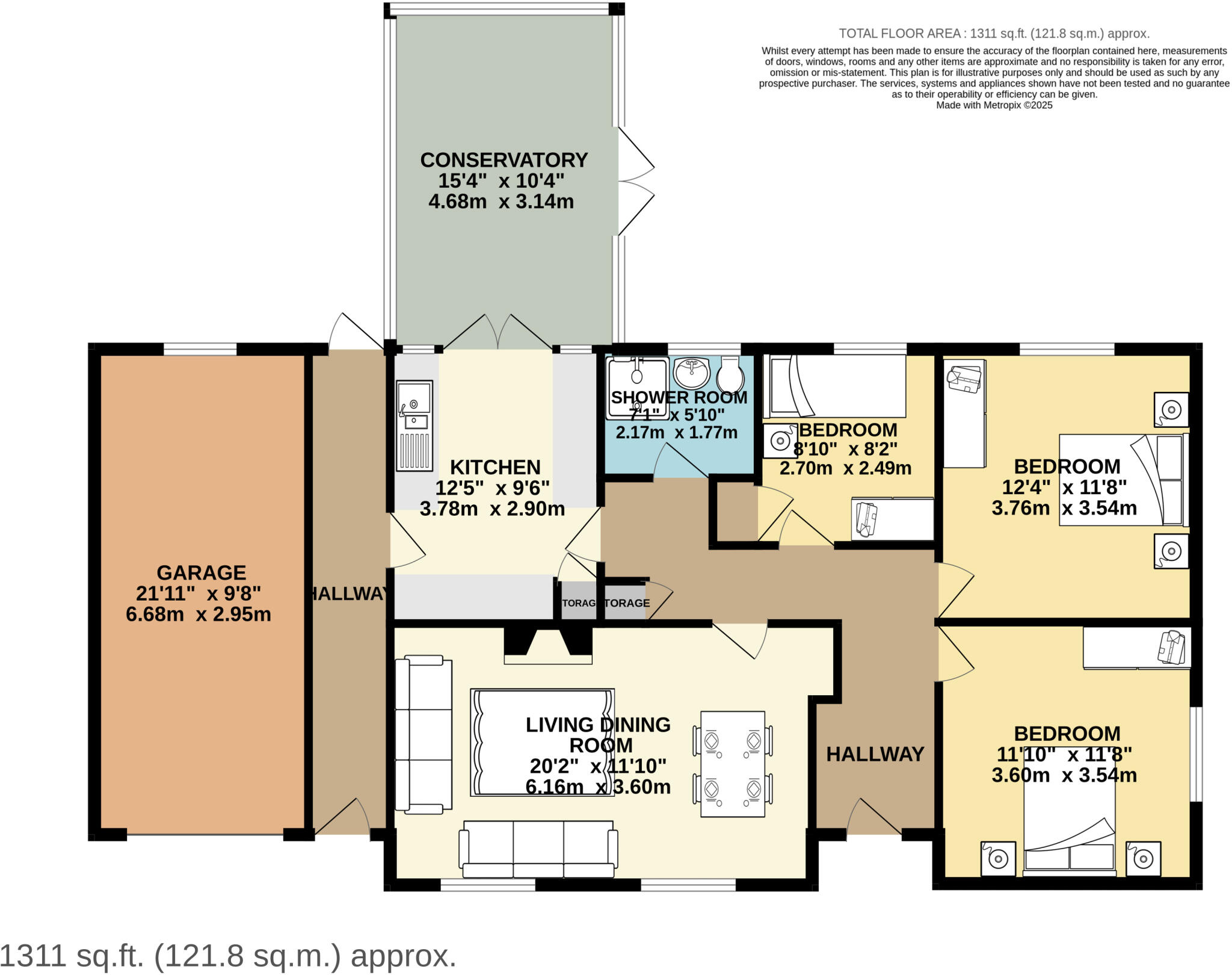 8 Cawflands, Durdar, Carlisle, Cumbria floorplan