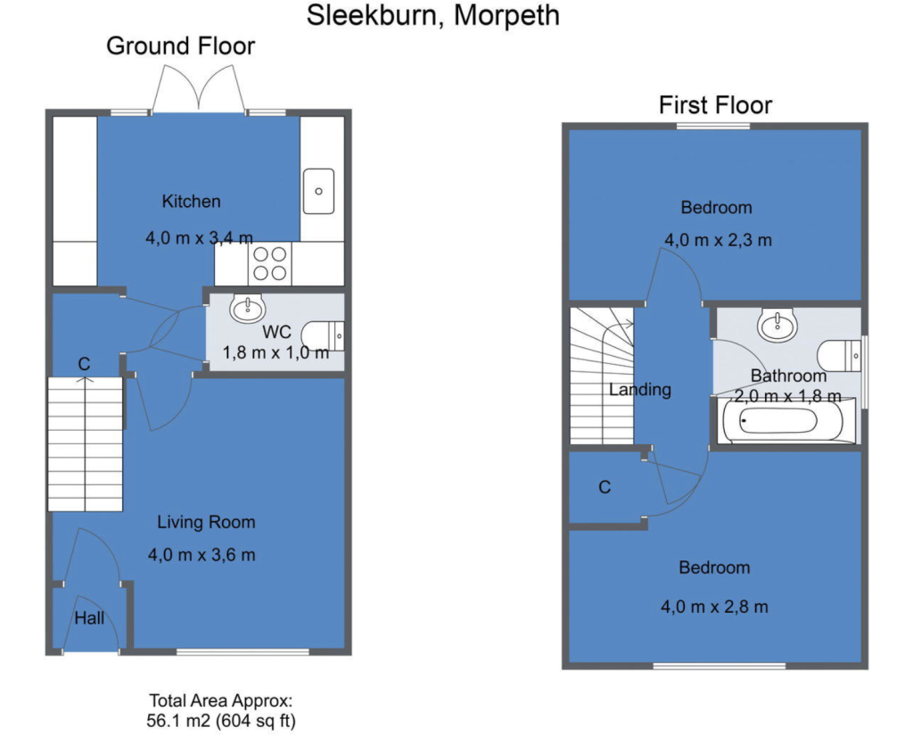 Sleekburn, Morpeth, NE61 2ZD floorplan