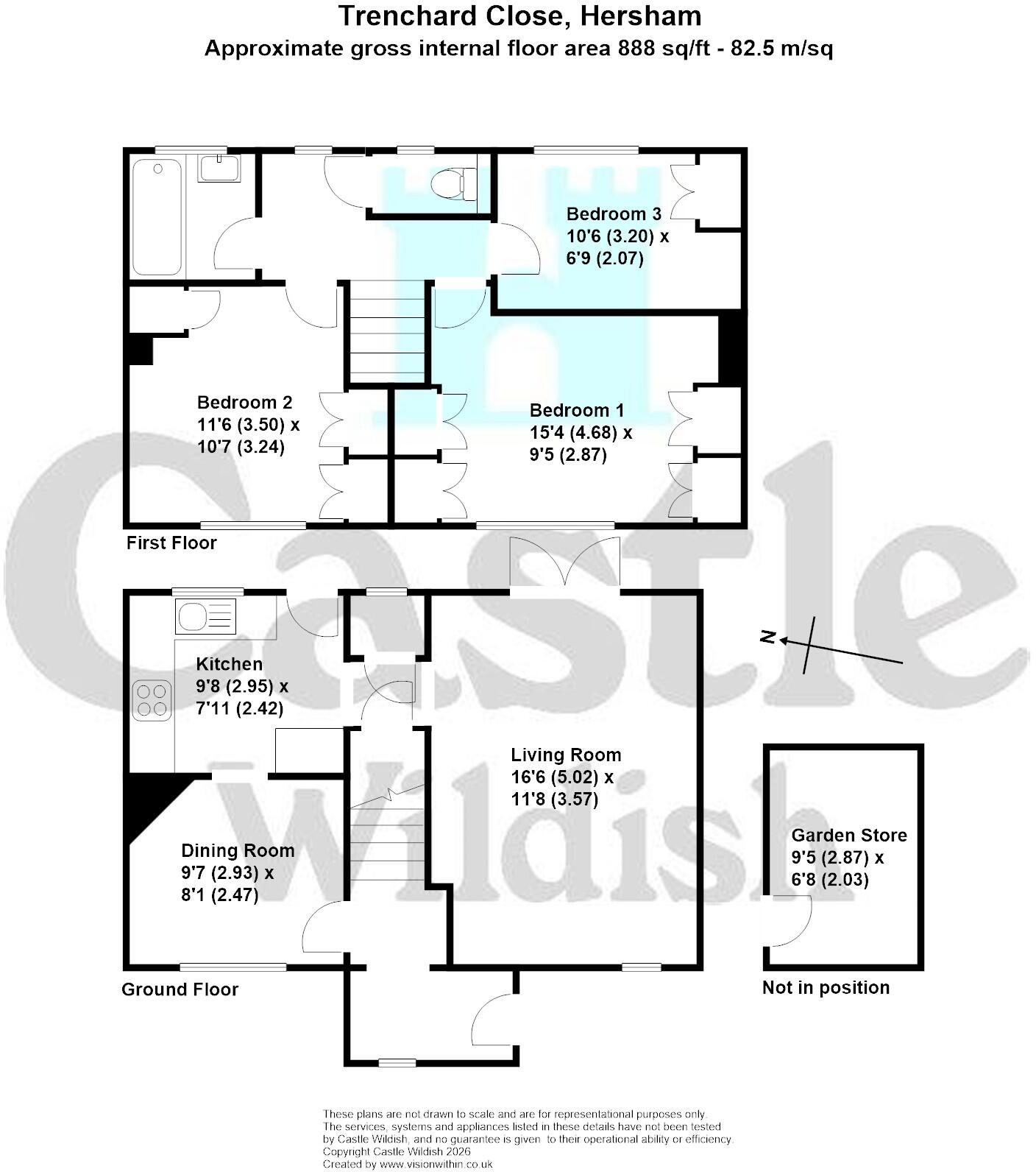 Trenchard Close, Walton-on-thames floorplan