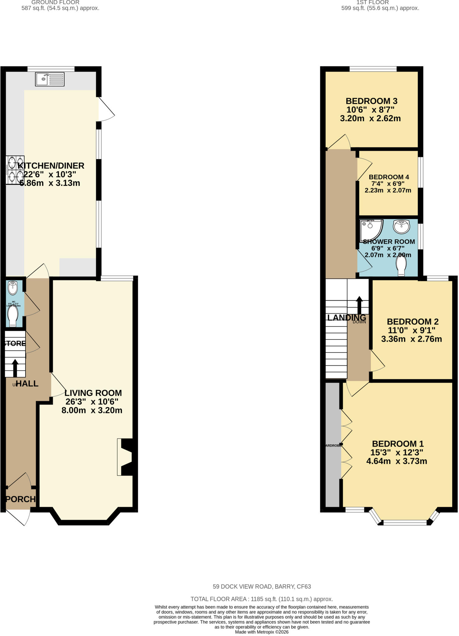 Dock View Road, Barry, CF63 floorplan
