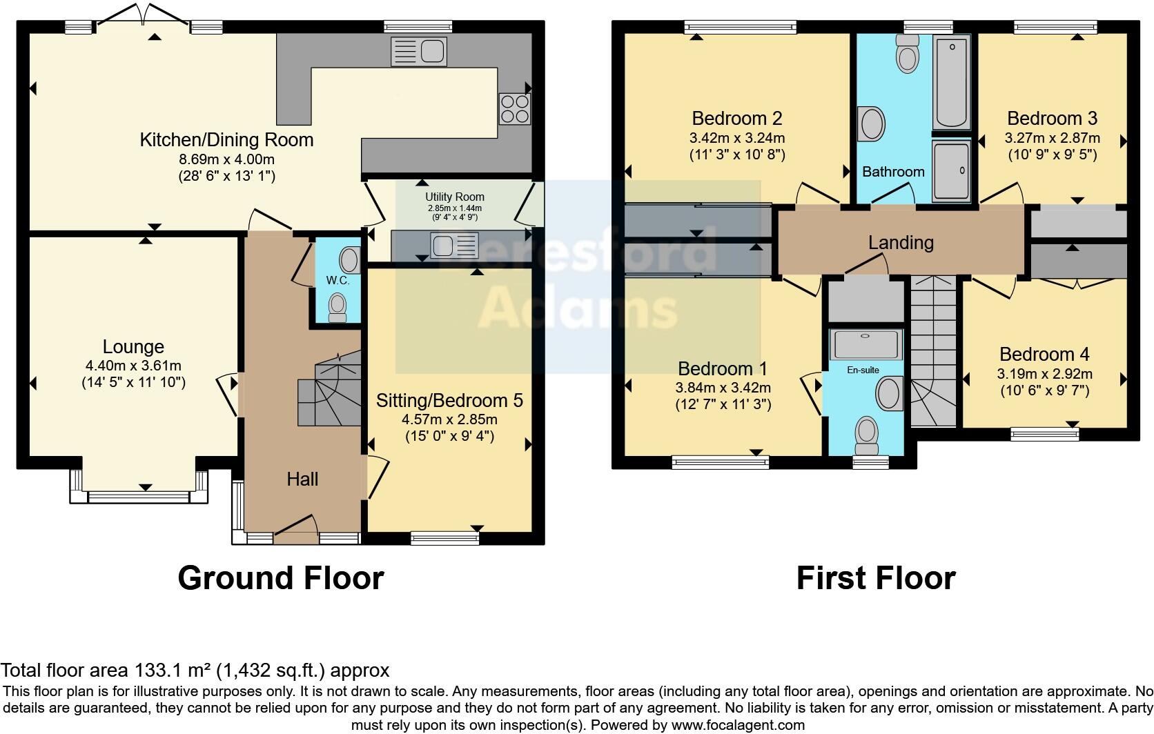 Tai Newydd, Pentre Berw, Gaerwen, Sir Ynys Mon, LL60 floorplan
