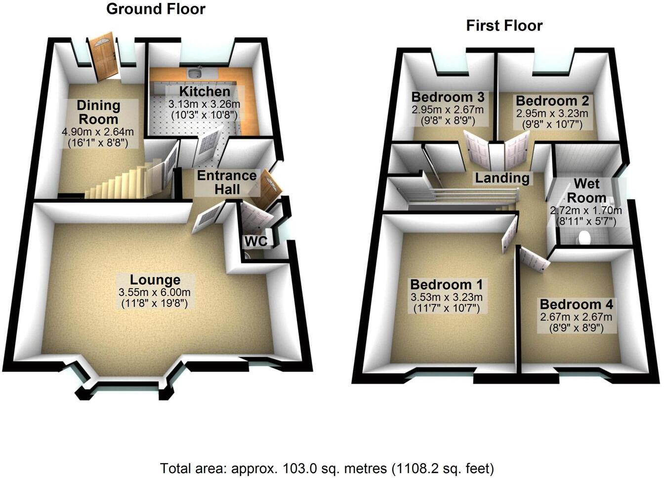 Mercia Way, Manston, Leeds floorplan