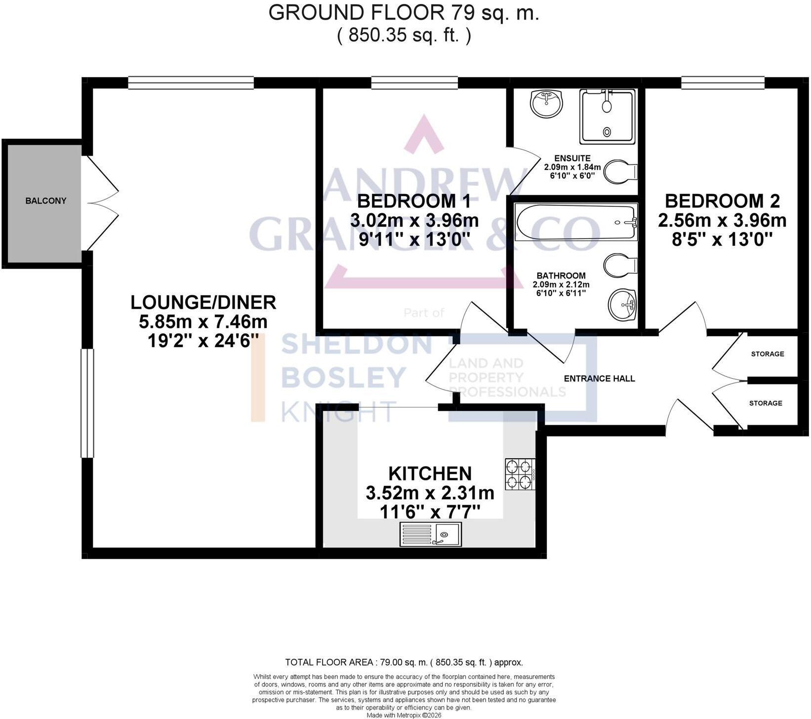 Stoneleigh, Knighton Park Road, Stoneygate floorplan