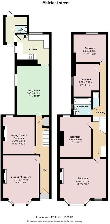 Malefant Street, Cathays floorplan