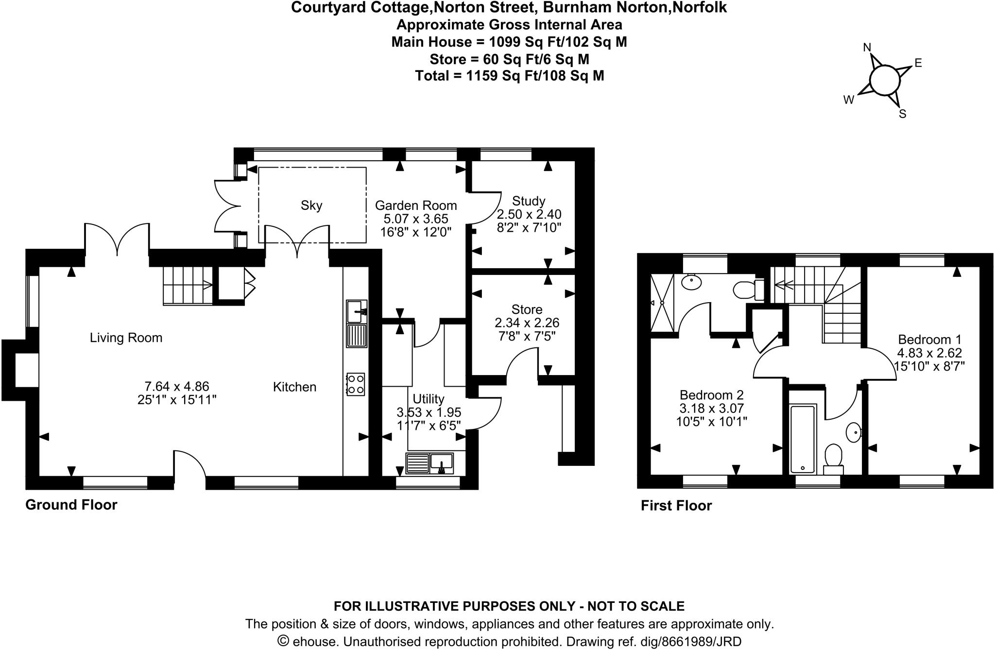 Burnham Norton, Norfolk floorplan