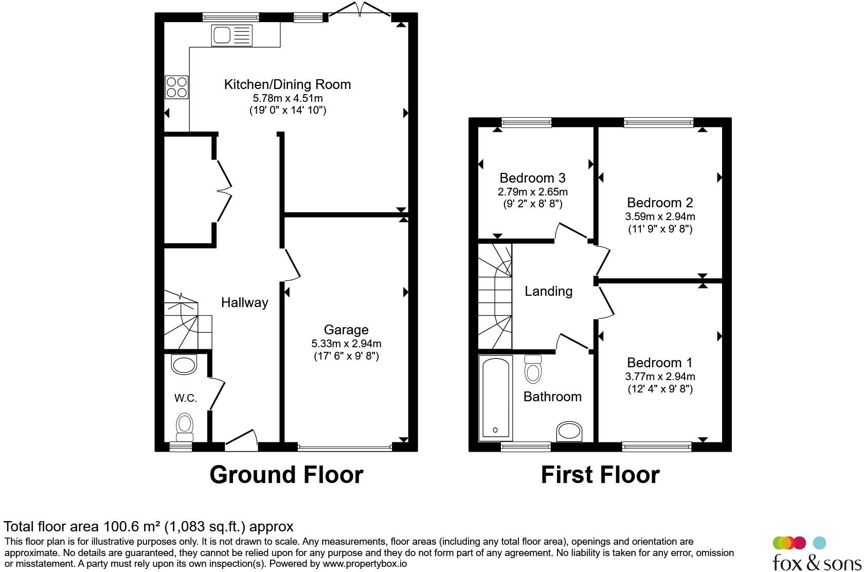 The Shrubbery, Gosport floorplan