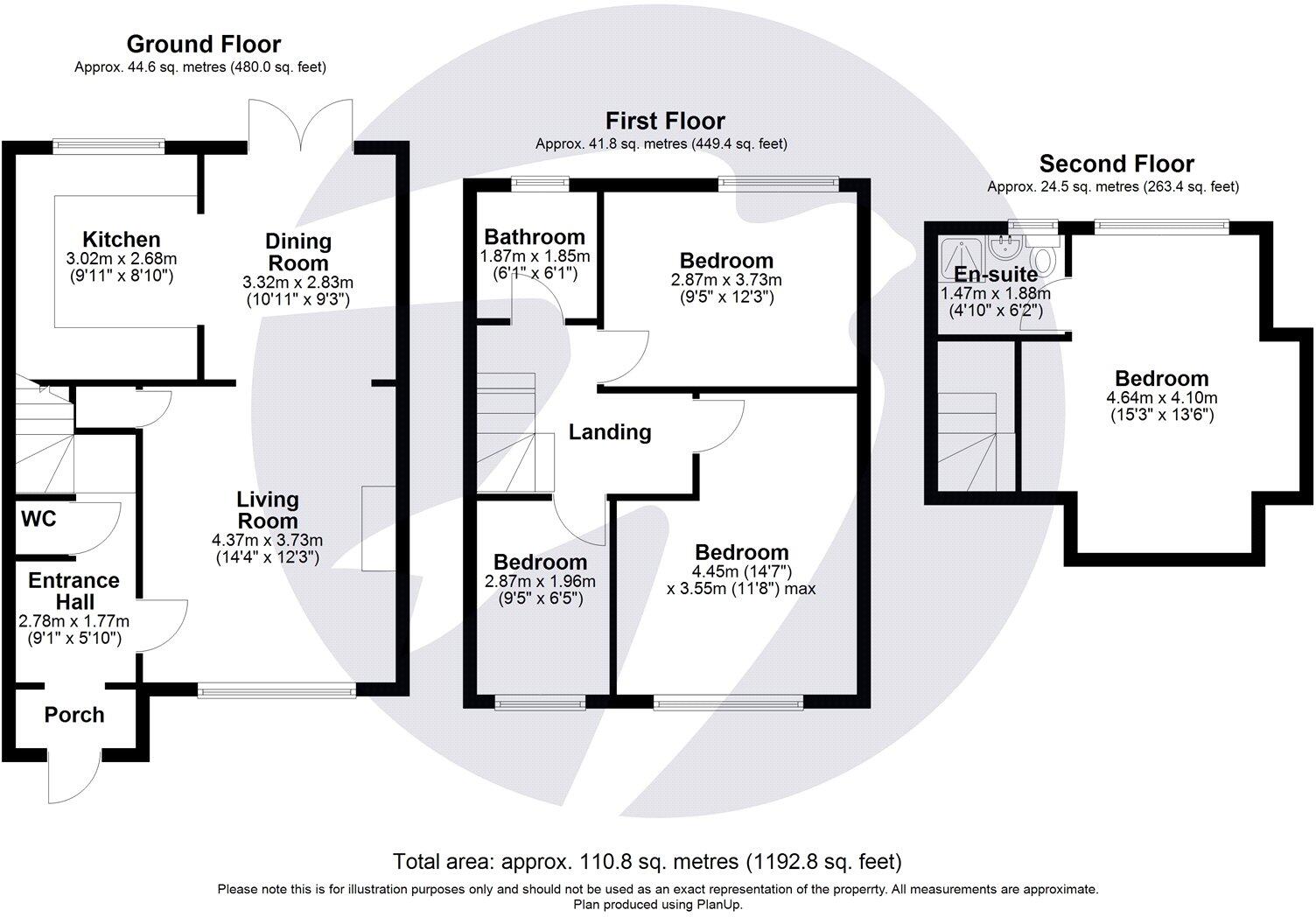 Eden Road, Bexley, Kent, DA5 floorplan