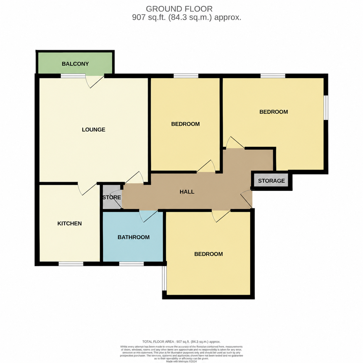 Thornwood Road, Glasgow, G11 floorplan