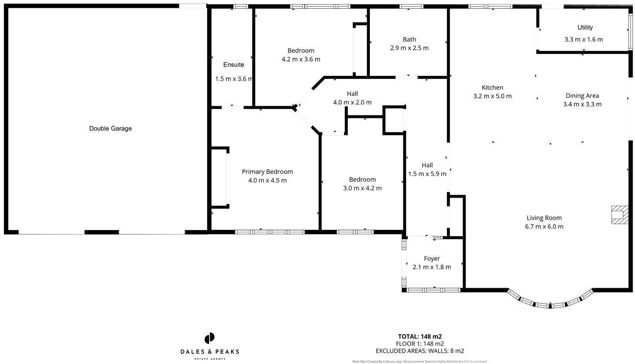 Dakeyne Close, Hackney, Matlock, DE4 3QF floorplan