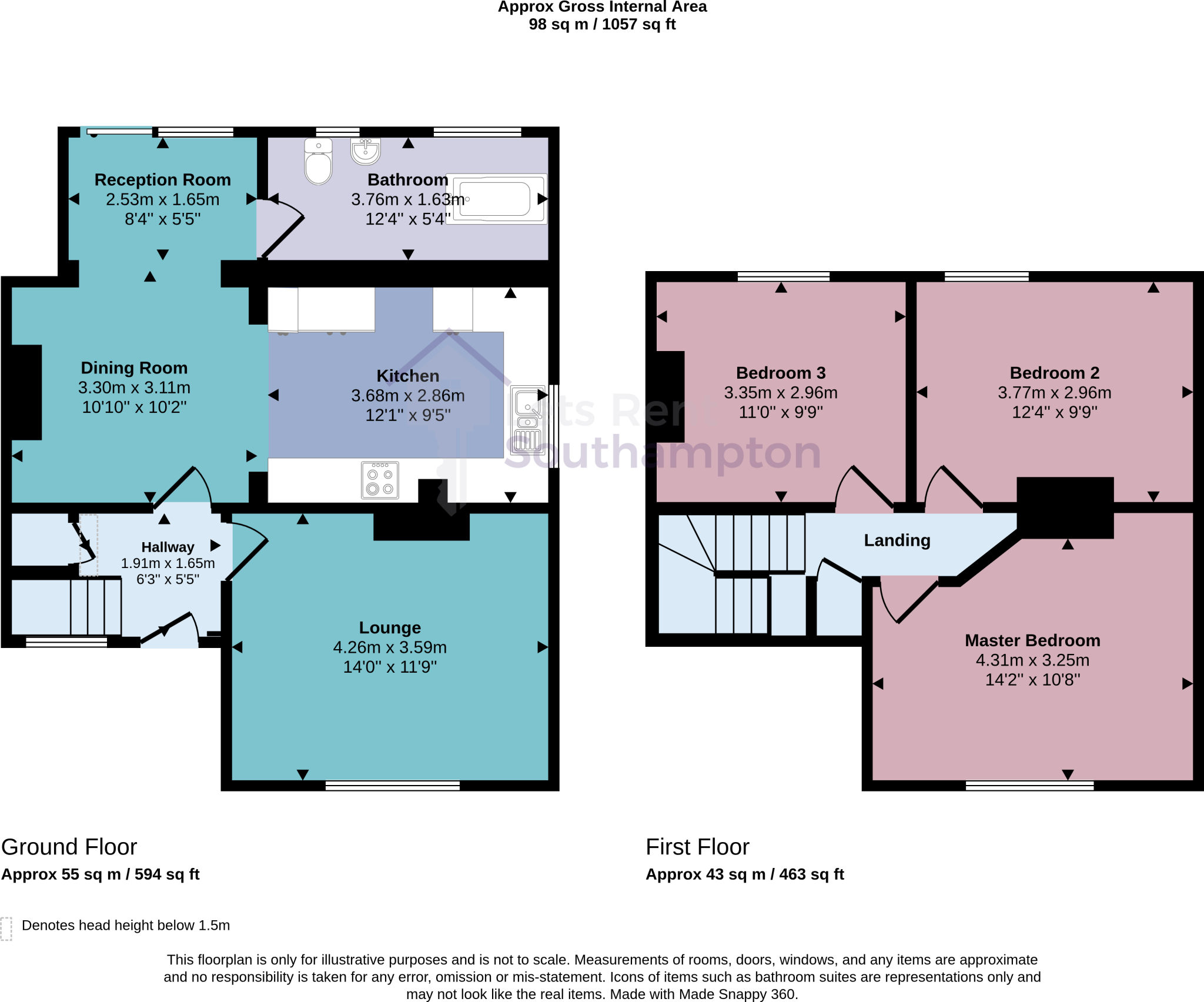Waterhouse Lane, Southampton, SO15 floorplan