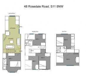 48 Rosedale Road, Ecclesall floorplan