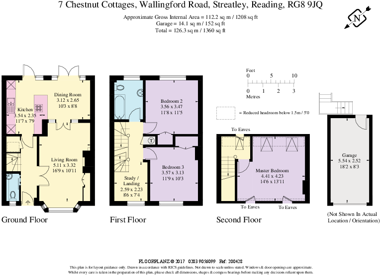 7 Chestnut Cottages, Streatley on Thames floorplan