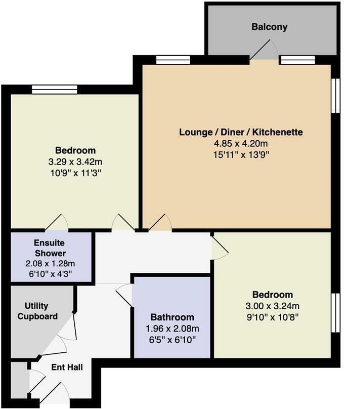 Alcock Crescent, Crayford floorplan