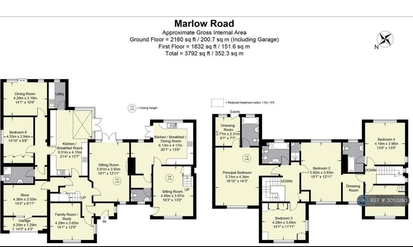 Marlow Road, High Wycombe, HP11 floorplan