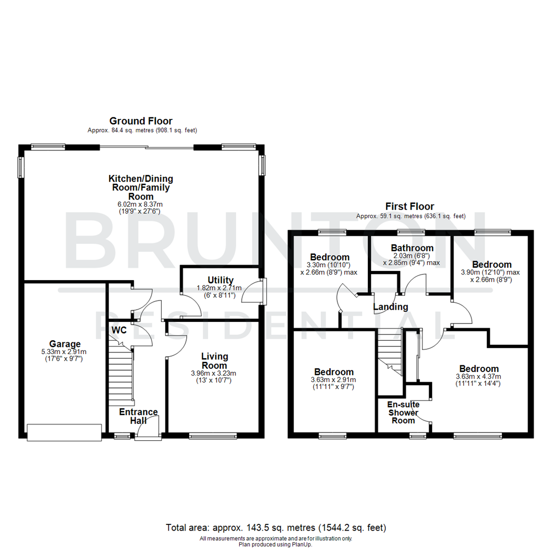 Blenkinsop Mews, Great Park, Gosforth, NE3 floorplan