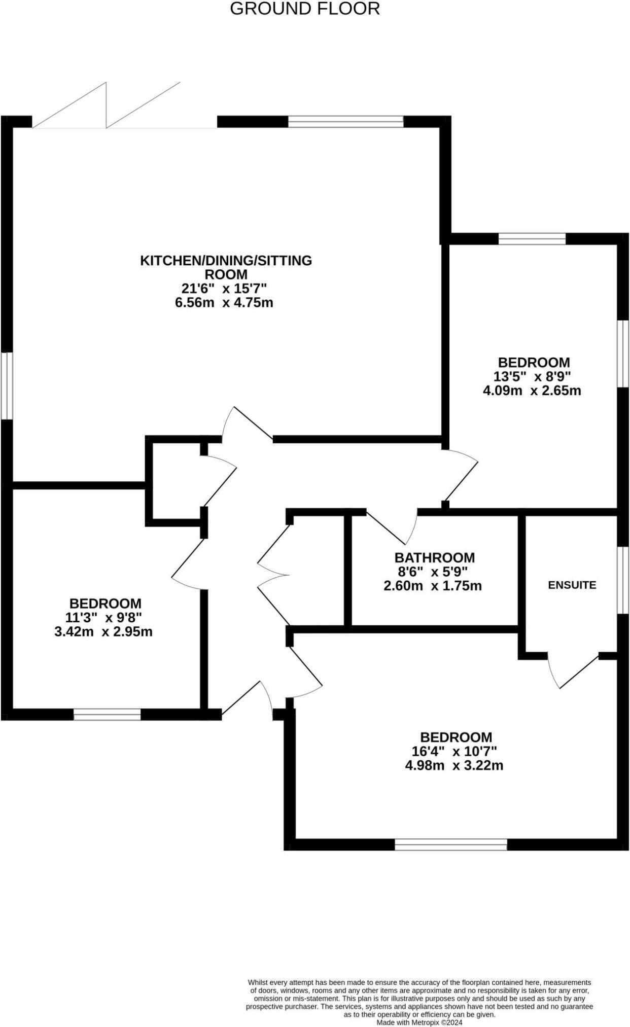Exeter Road, Claydon, Suffolk, IP6 floorplan