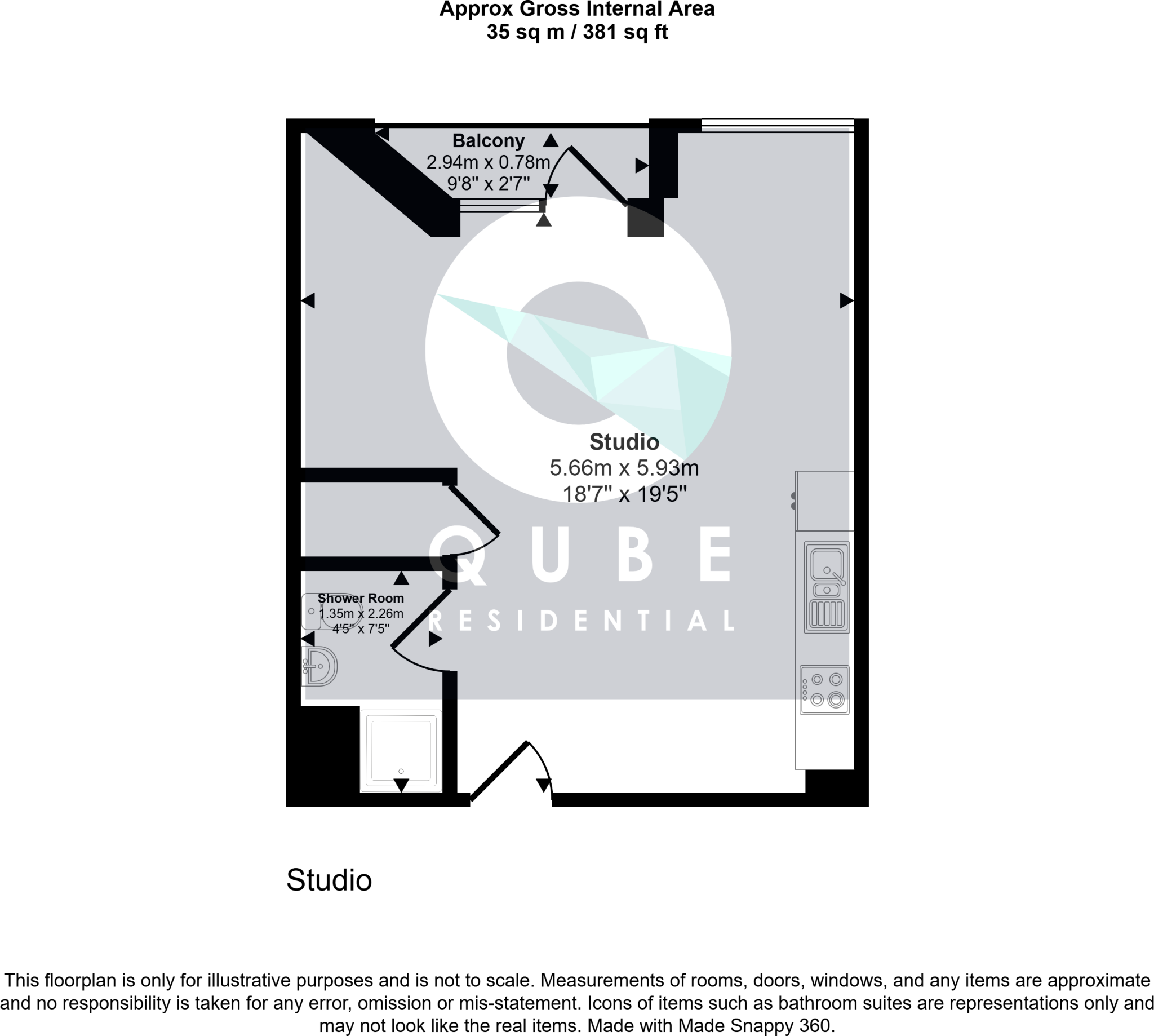 Adelphi Wharf 3, 7 Adelphi Street, Salford, Greater Manchester, M3 floorplan