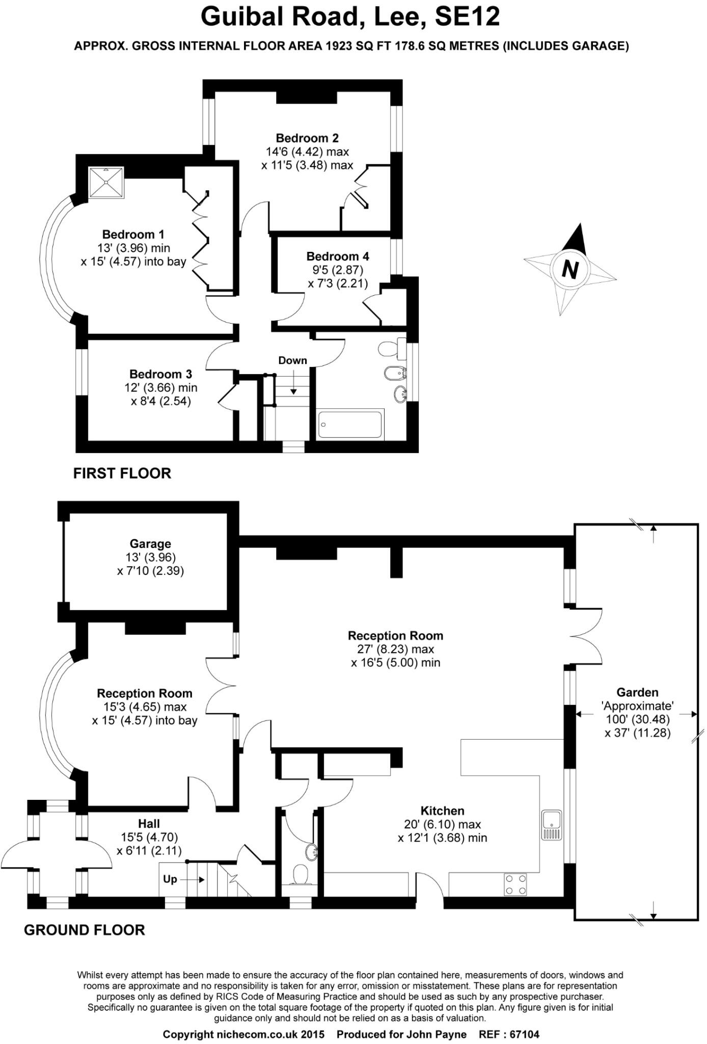 Guibal Road, Lee floorplan