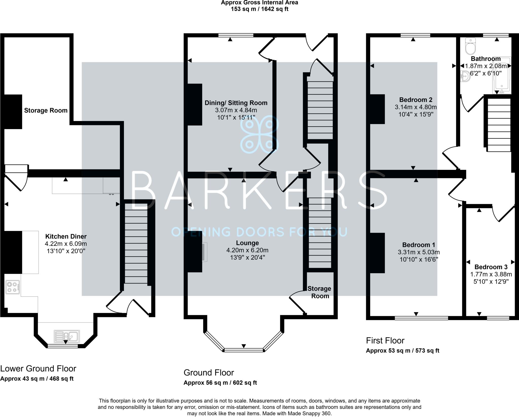 Warwick Mount, Batley floorplan