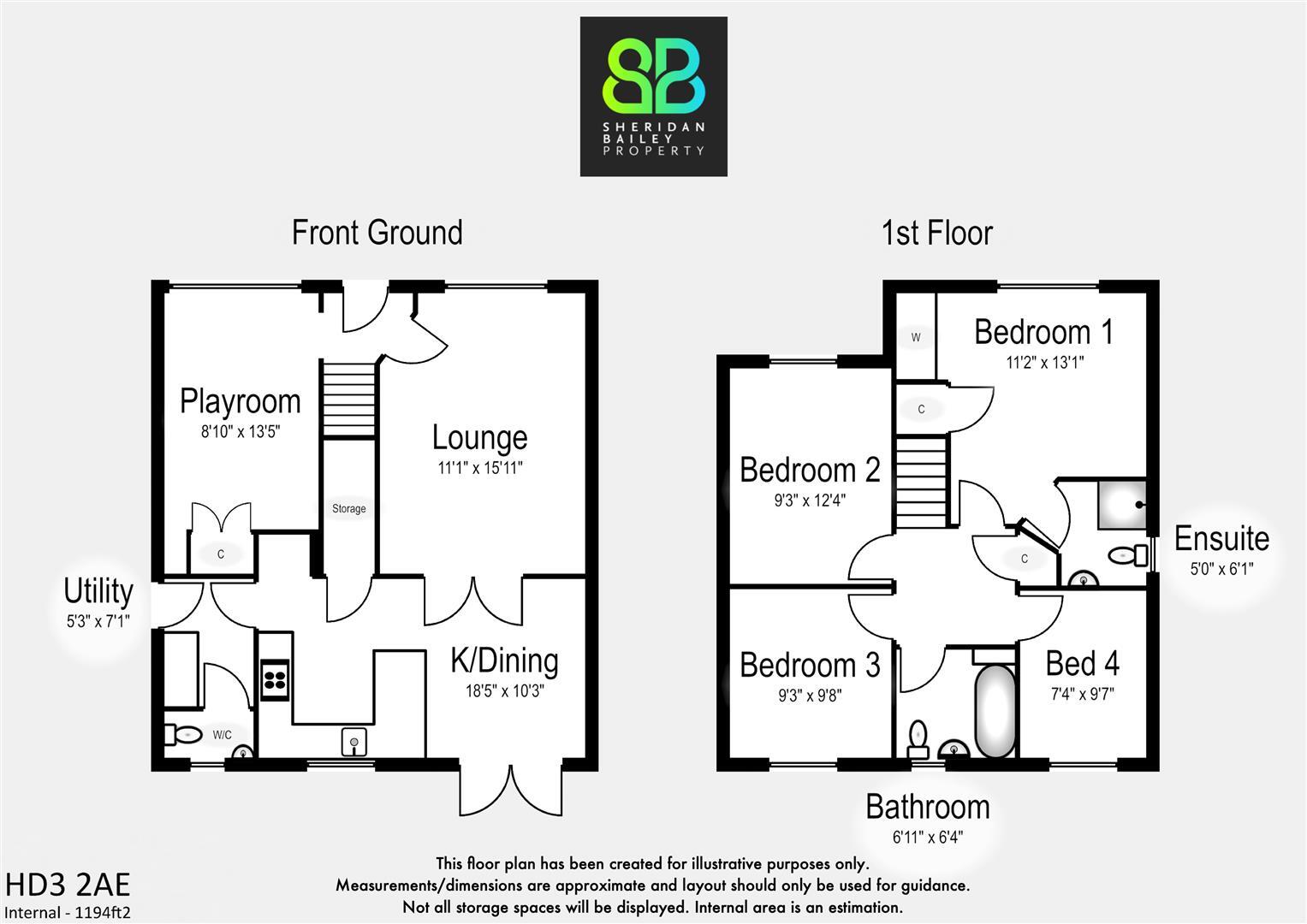 Weatherhill Rise, Lindley, Huddersfield, HD3 2AF floorplan