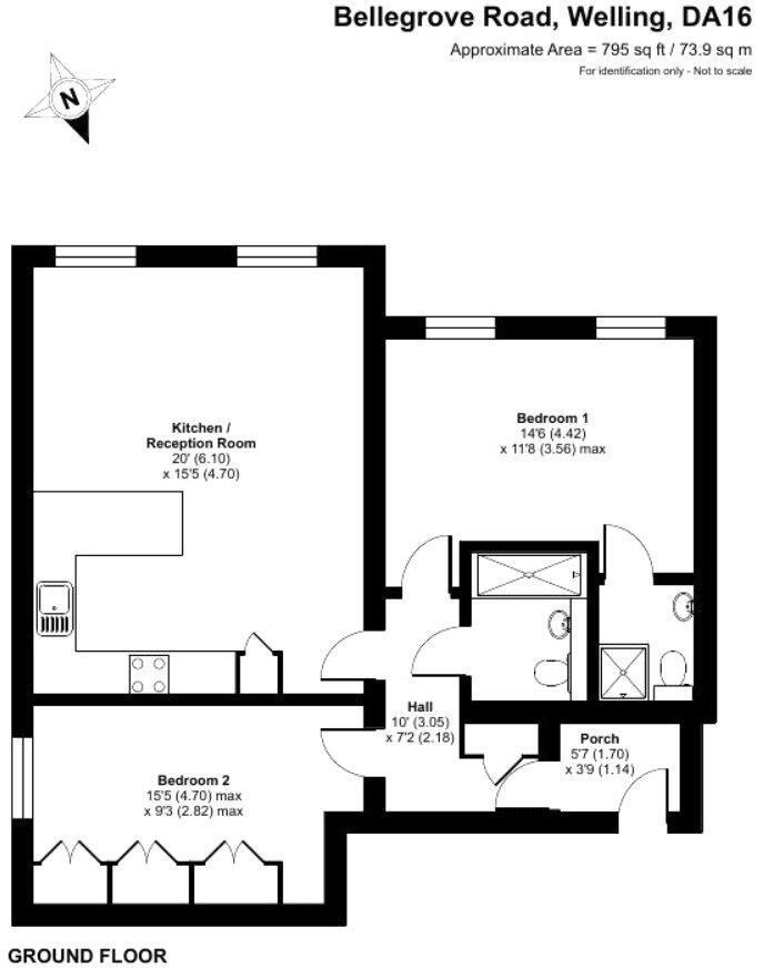 Bellegrove Road, Welling, Kent, DA16 floorplan