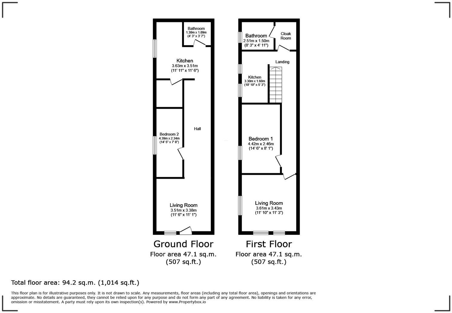 Victoria Road, Rushden, Northants floorplan