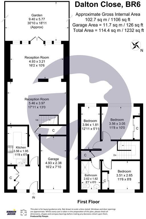 Dalton Close, Orpington, Kent, BR6 floorplan