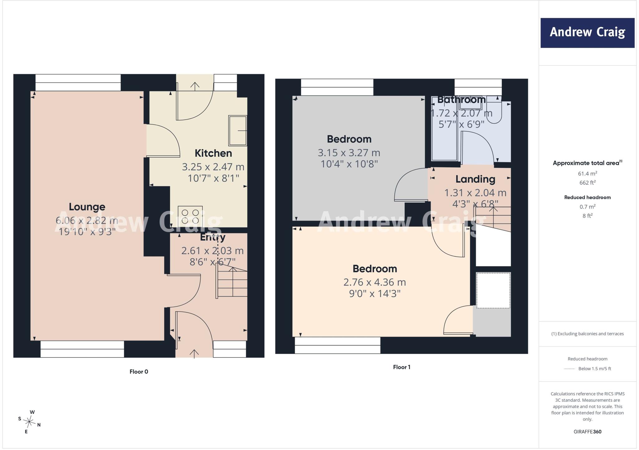 Bede Close, Stanley floorplan