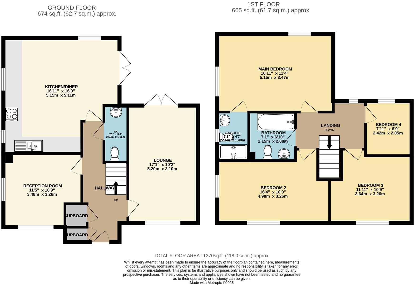 Juniper Way, Shifnal, TF11 floorplan