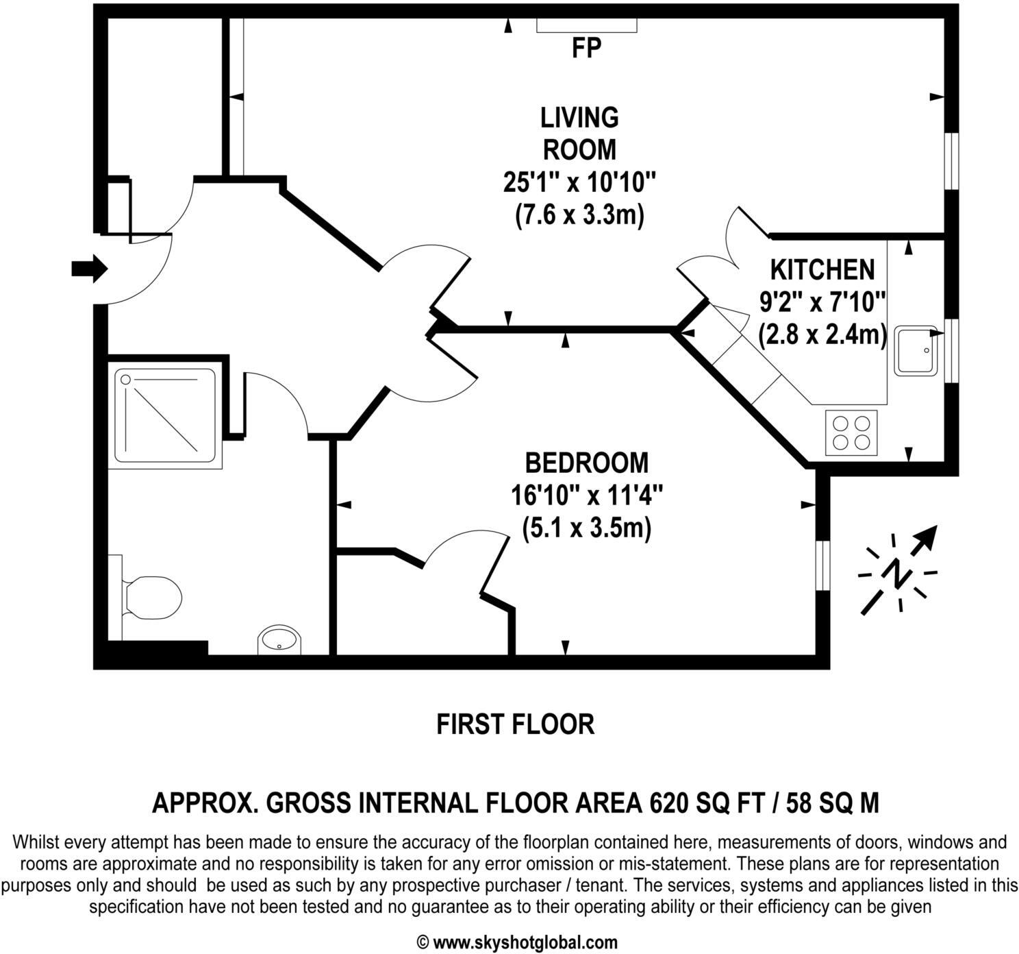 Liberty House, Raynes Park floorplan