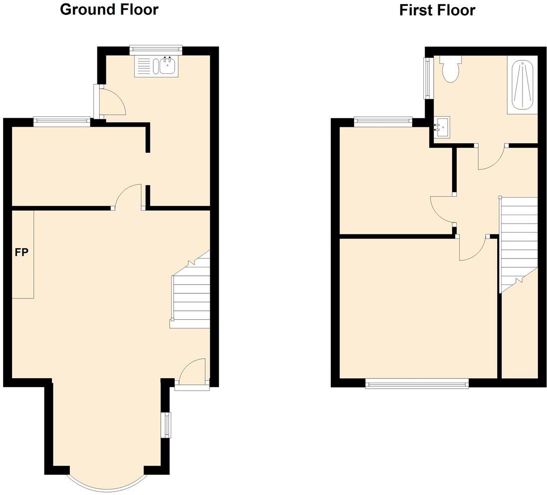 Rosebank Street, Leek floorplan