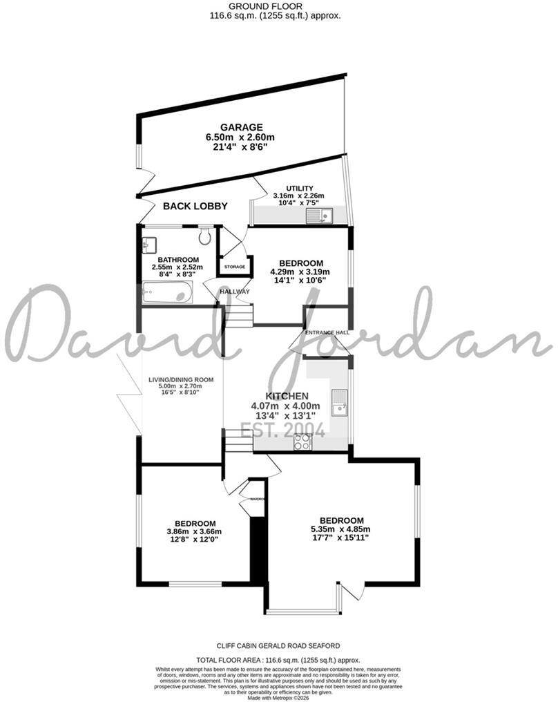 Gerald Road, Seaford floorplan