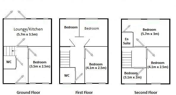 Schuster Road, Victoria Park, £145pppw floorplan