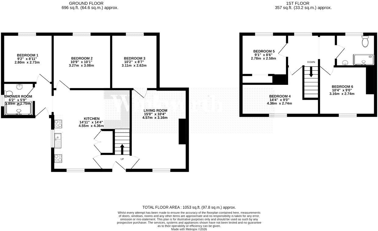 Lubbock Close, Norwich, Norfolk, NR2 floorplan