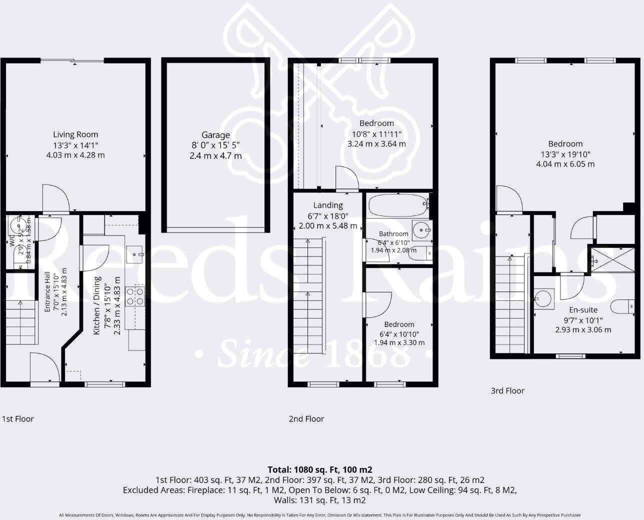 Buttercup Close, Evesham, Worcestershire, WR11 floorplan