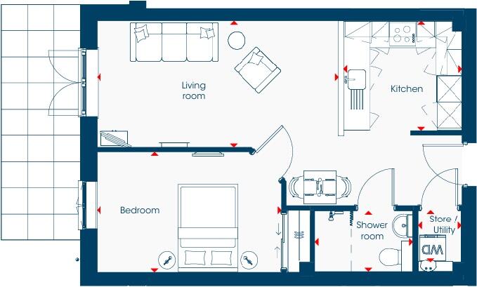 Radford House, Weirfield Road, Exeter, EX2 floorplan