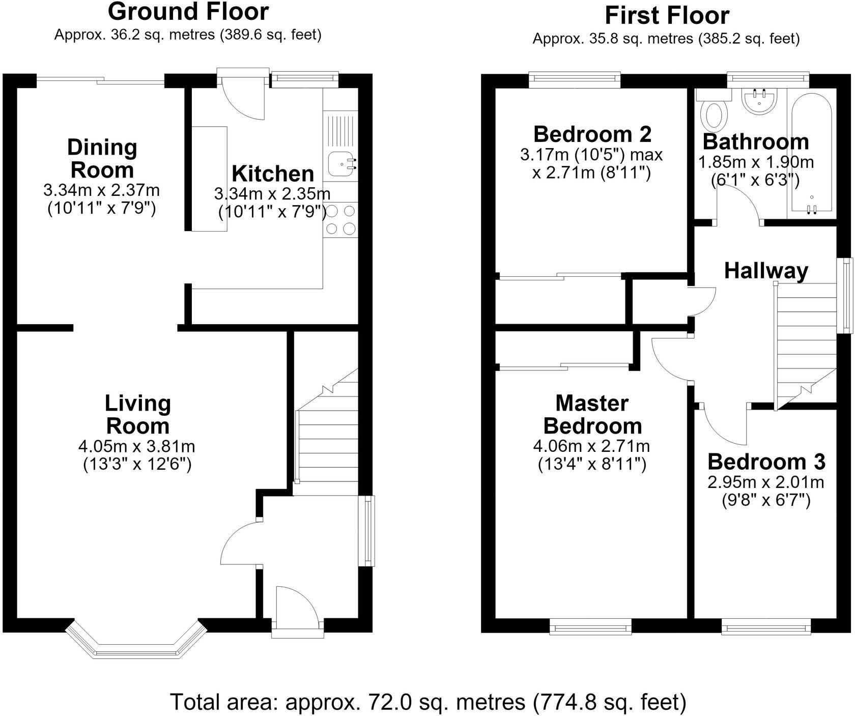 Rye Close, Middleleaze, SN5 floorplan