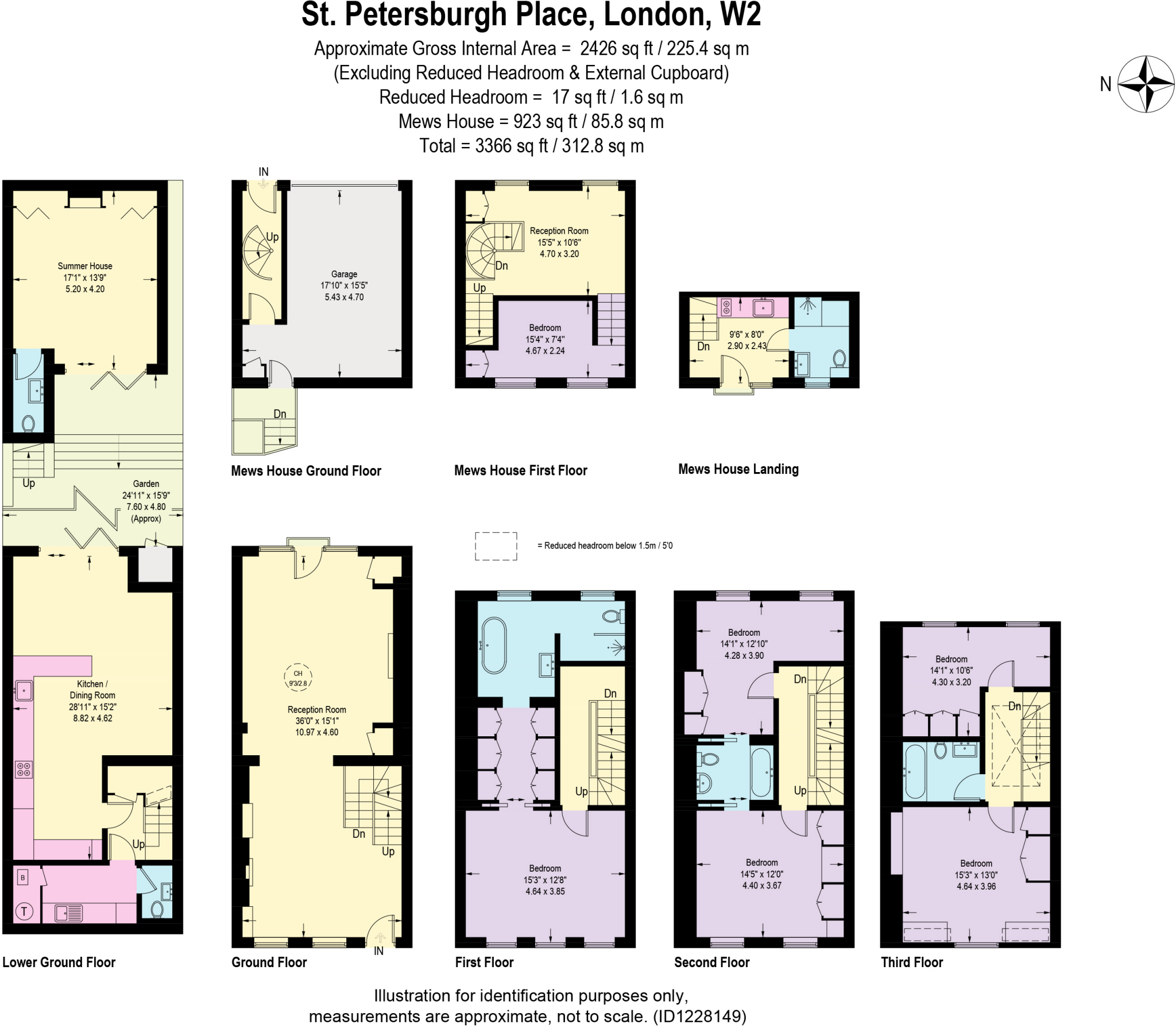 St. Petersburgh Place, W2 floorplan