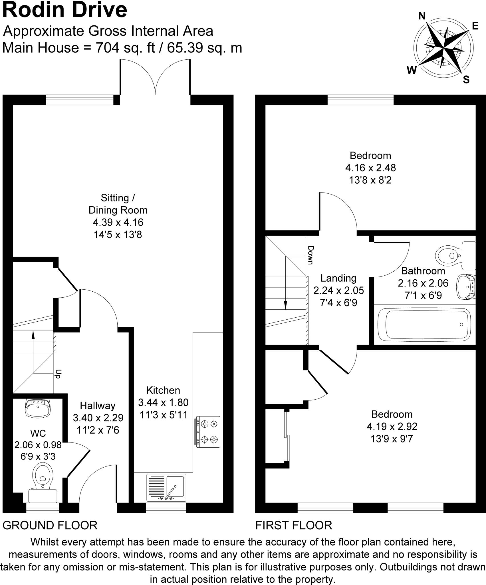 Rodin Drive, Harlow, Essex, CM18 floorplan