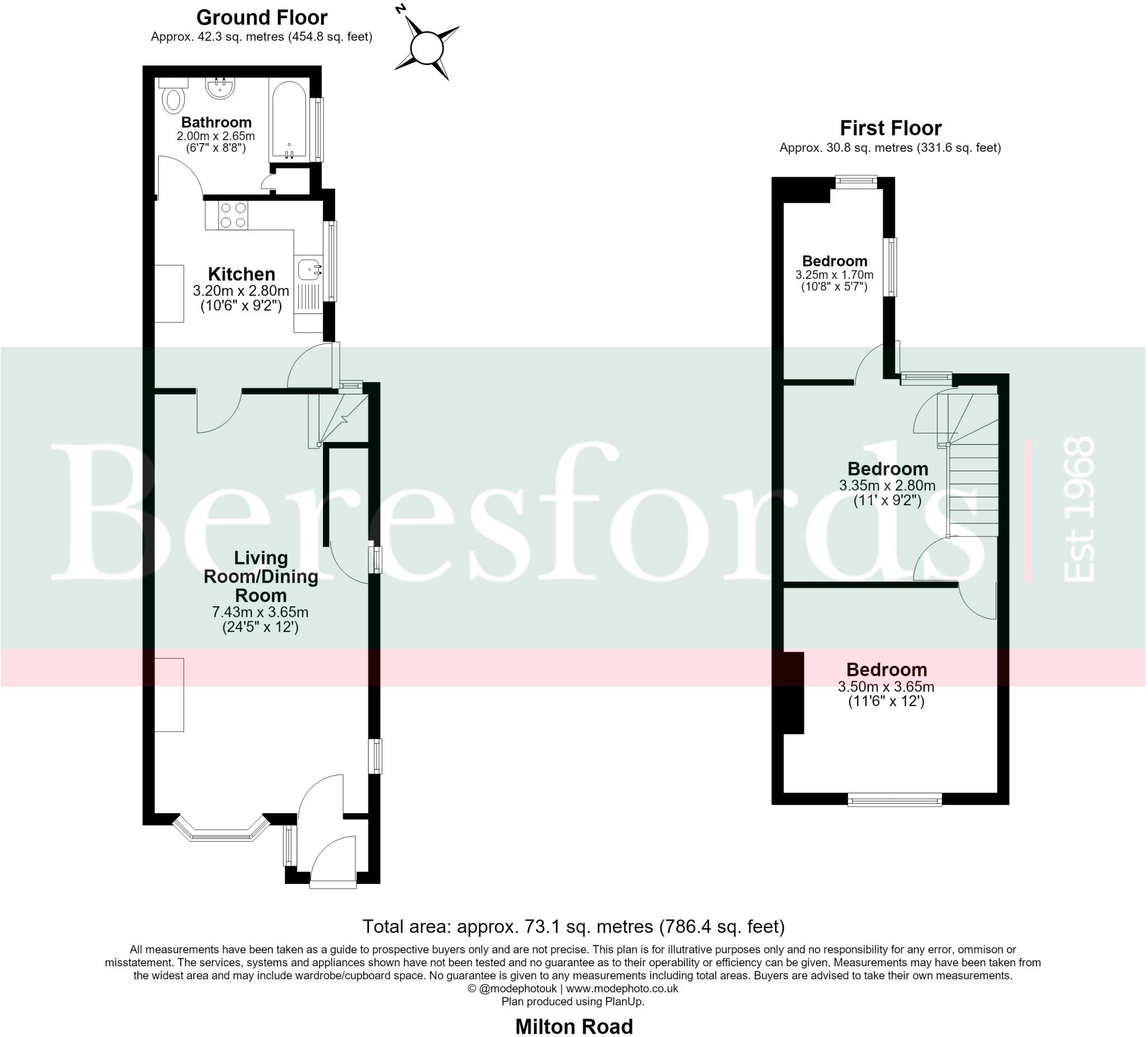Milton Road, Warley, CM14 floorplan