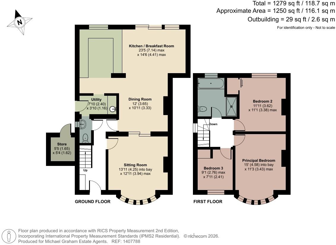 Chicheley Street, Newport Pagnell, Buckinghamshire, MK16 floorplan