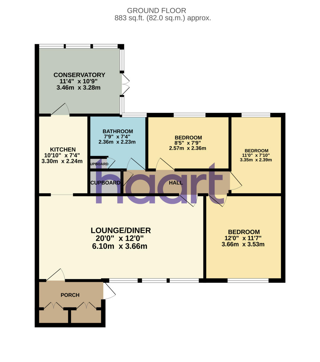 Bridlington Close, Biggin Hill floorplan