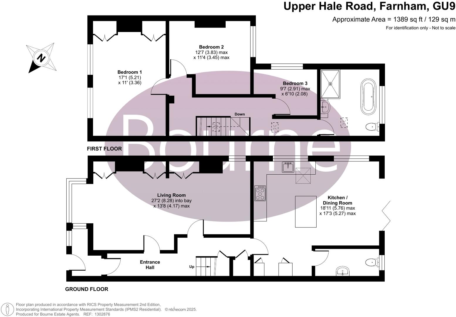 Upper Hale Road, Farnham, Surrey, GU9 floorplan