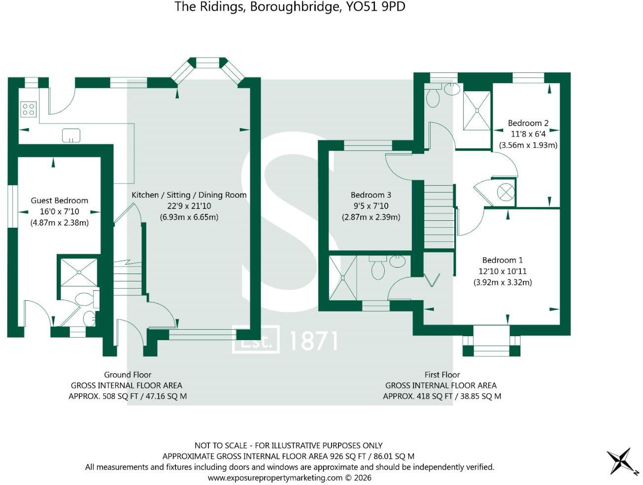 The Ridings, Boroughbridge floorplan
