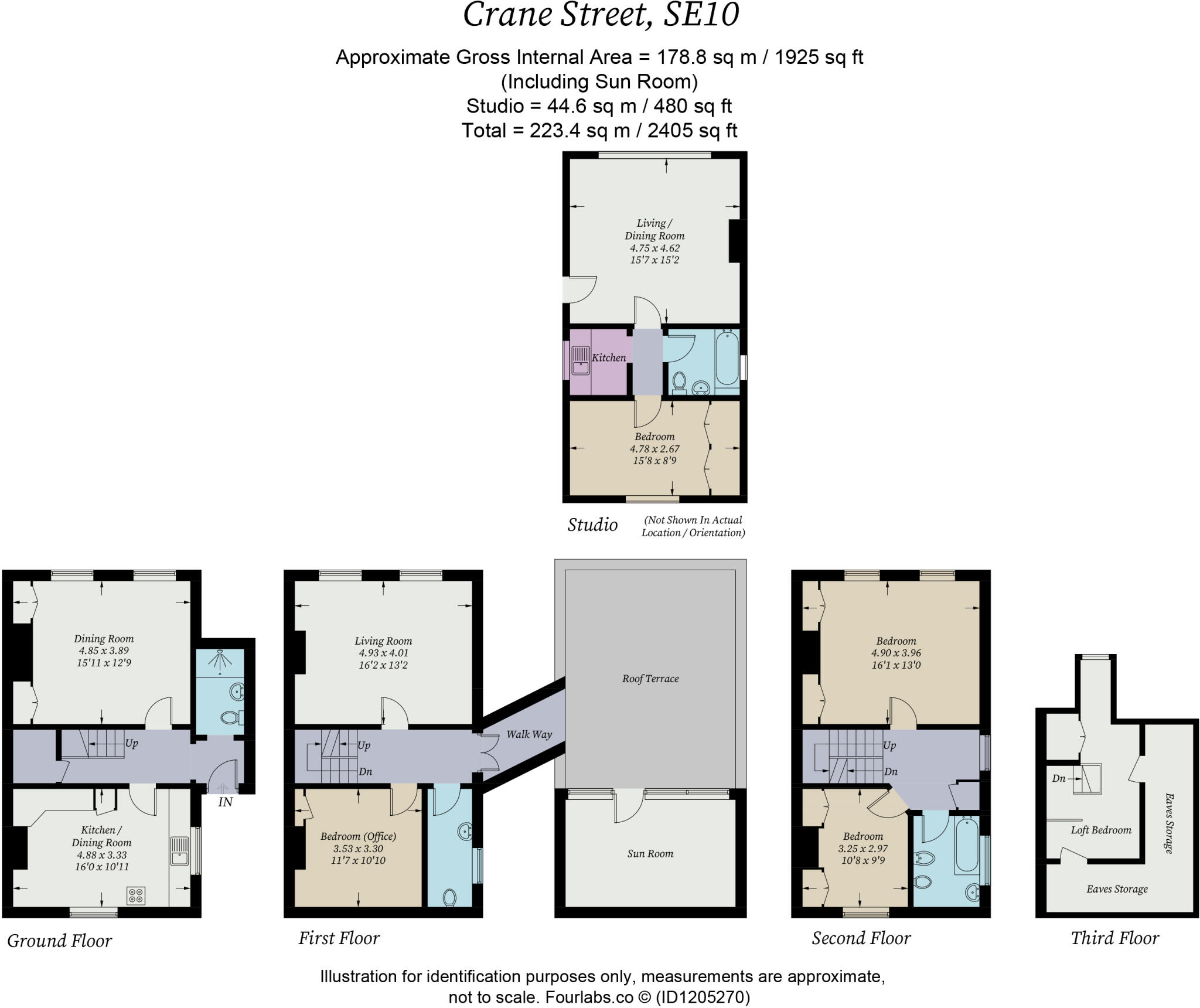 Crane Street Greenwich SE10 floorplan