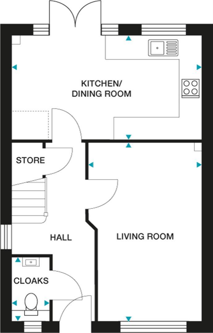 Webb Walk, Stradbroke, Eye floorplan