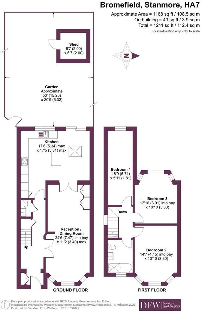 Bromefield, Stanmore, HA7 floorplan