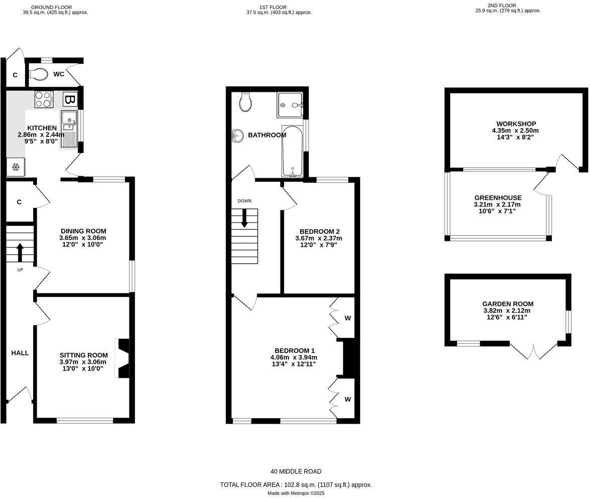 Middle Road, Lymington, SO41 floorplan